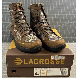 LaCrosse 8" Clear Shot 400G Waterproof Insulated Hunting Boots Size 14 New